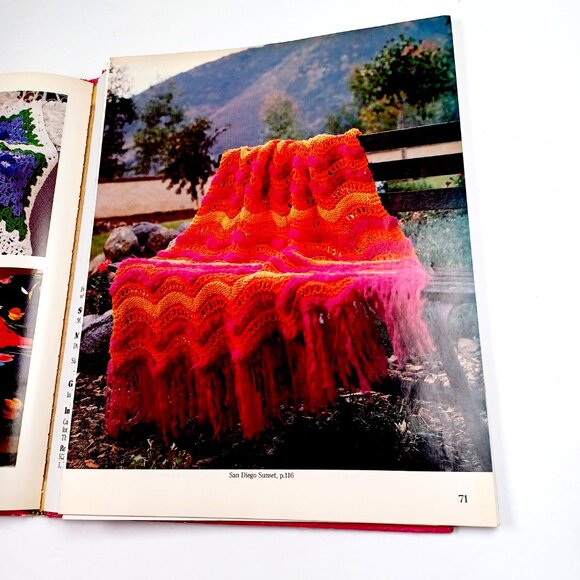 Weekend Afghans Jean Leinhauser Rita Weiss 144 Pgs 16 Pgs Full Color Index Vtg - Picture 13 of 16